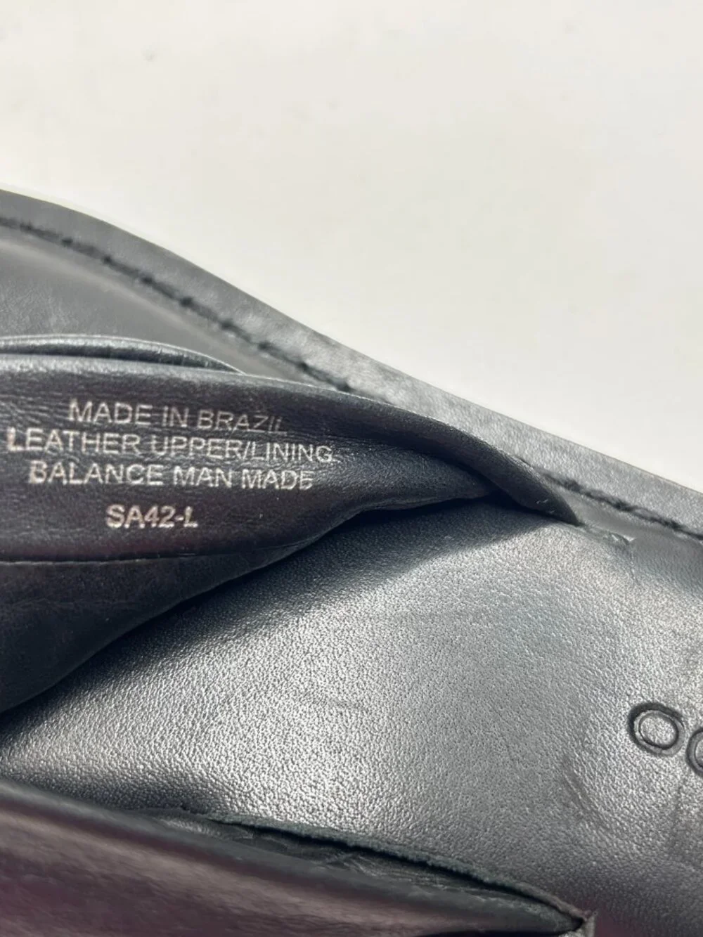 Womens BERNARDO Lillian Black Leather Bow Thong Flip Flops Sandals Size 8.5 M - Picture 8 of 9